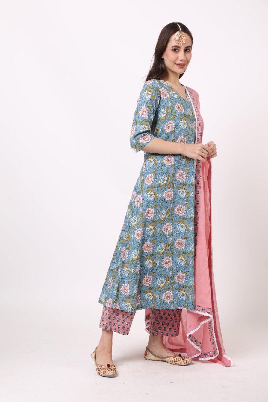 Buy Pink Suit Sets for Women by Srutva Fashion Online